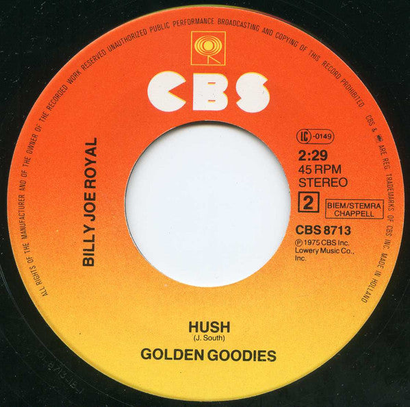 James Royal, Billy Joe Royal : Call My Name / Hush (7", Single)