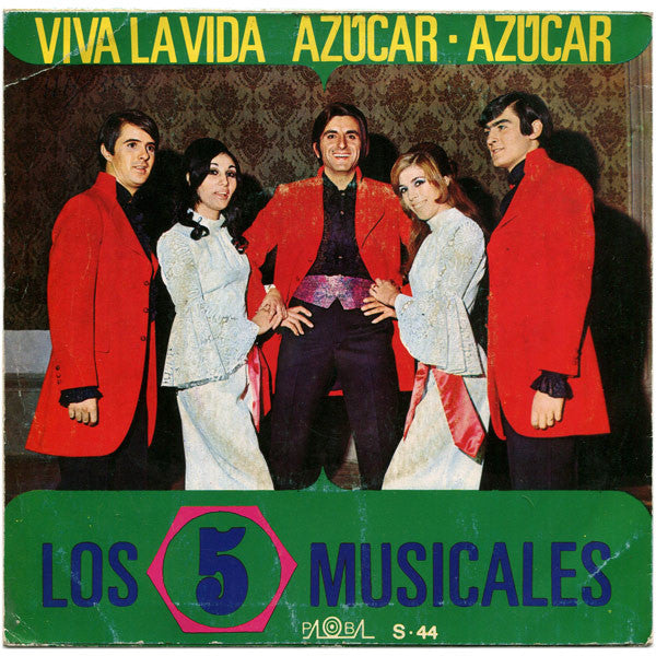 Los 5 Musicales : Viva La Vida / Azúcar-Azúcar (7", Single, Promo)