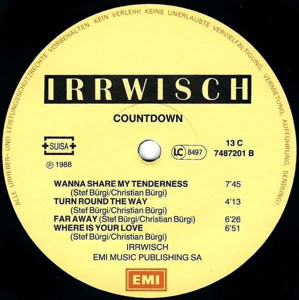 Irrwisch : Countdown (LP, Comp, RE)