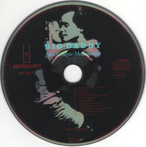 John Cougar Mellencamp : Big Daddy (CD, Album)