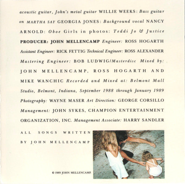 John Cougar Mellencamp : Big Daddy (CD, Album)