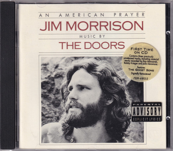 Jim Morrison Music By The Doors : An American Prayer (CD, Album, RE, RM)
