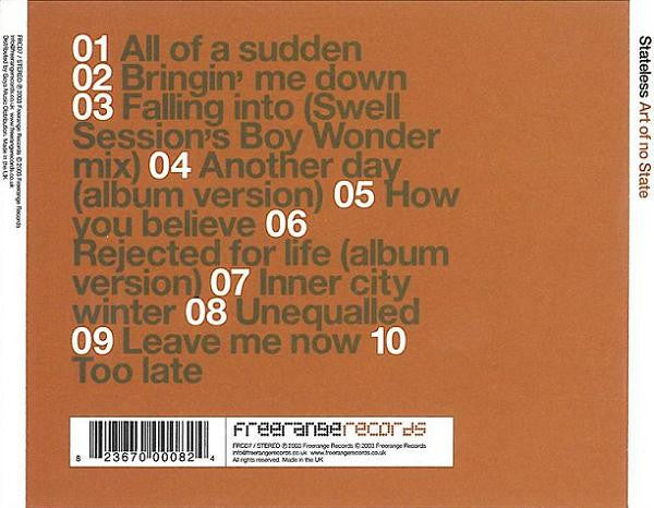 Stateless : Art Of No State (CD, Album)