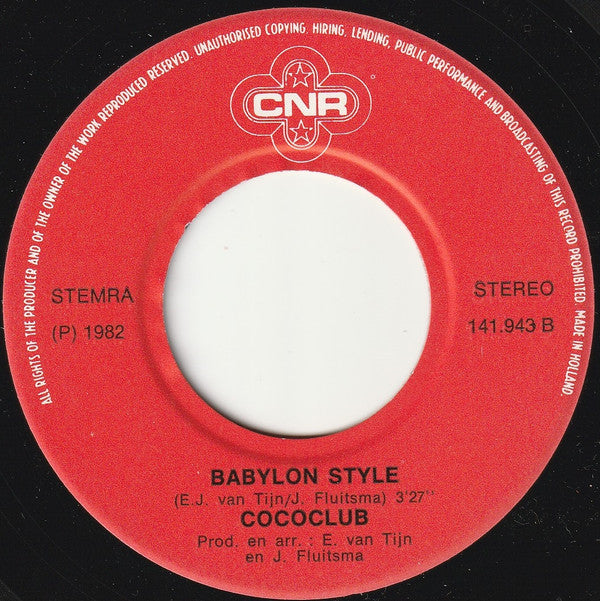 Coco Club : Als Ik Swingen Ga (7", Single)