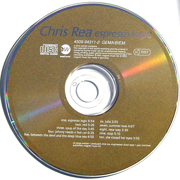Chris Rea : Espresso Logic (CD, Album)