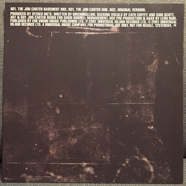 Stereo MC's : Deep Down & Dirty (12", Promo)