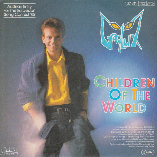 Gary Lux : Children Of The World (7")