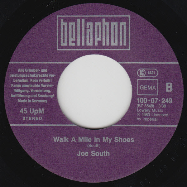 Joe South : Games People Play (7", Single, RE)