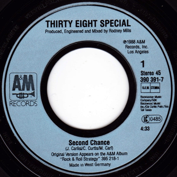 38 Special (2) : Second Chance (7", Single)