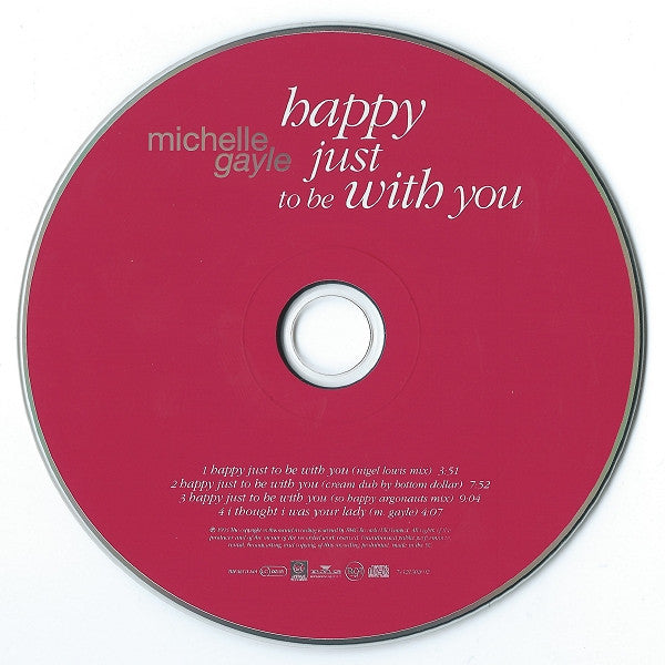Michelle Gayle : Happy Just To Be With You (CD, Single)