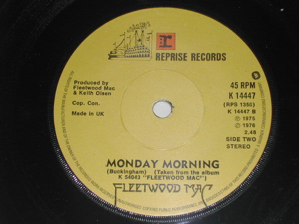 Fleetwood Mac : Say You Love Me (7", Single, Sol)