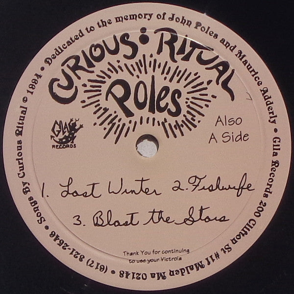 Curious Ritual : Poles (10")