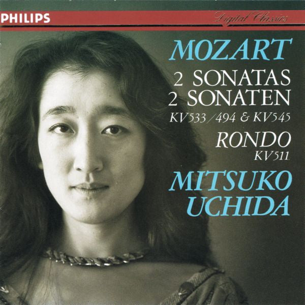 Wolfgang Amadeus Mozart, Mitsuko Uchida : 2 Sonatas = 2 Sonaten KV 533/494 & KV 545 • Rondo KV 511 (CD)