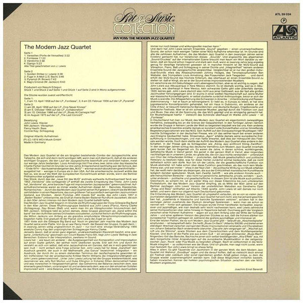 The Modern Jazz Quartet : Art & Music Collection (LP, Comp)