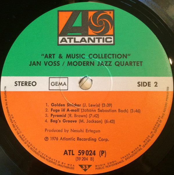 The Modern Jazz Quartet : Art & Music Collection (LP, Comp)