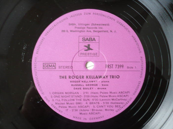 The Roger Kellaway Trio : The Roger Kellaway Trio (LP, Album)