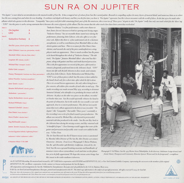 The Sun Ra Arkestra : On Jupiter (LP, Album, RE, RM)
