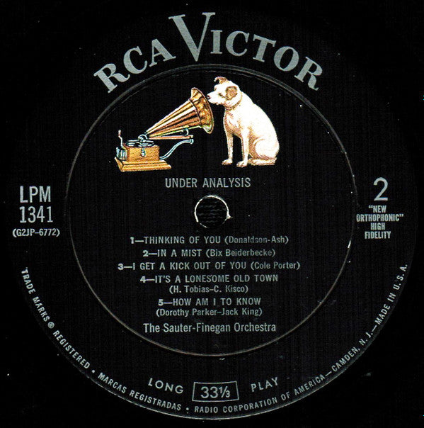 Sauter-Finegan Orchestra : Under Analysis (LP, Mono)