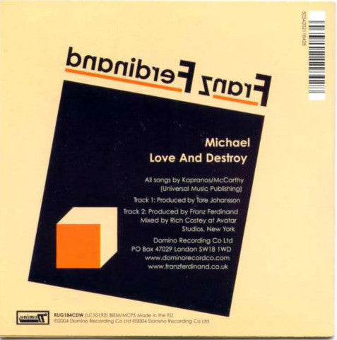 Franz Ferdinand : Michael (CD, Single)