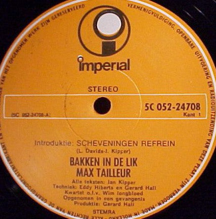 Max Tailleur : Bakken In De Lik (LP, Album)