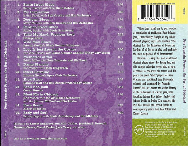 Pete Fountain : Pete Fountain Presents The Best Of Dixieland (CD, Comp)