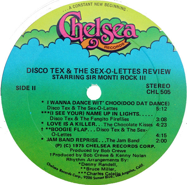 Disco Tex & His Sex-O-Lettes : Disco Tex & The Sex-O-Lettes Review (LP, Album)