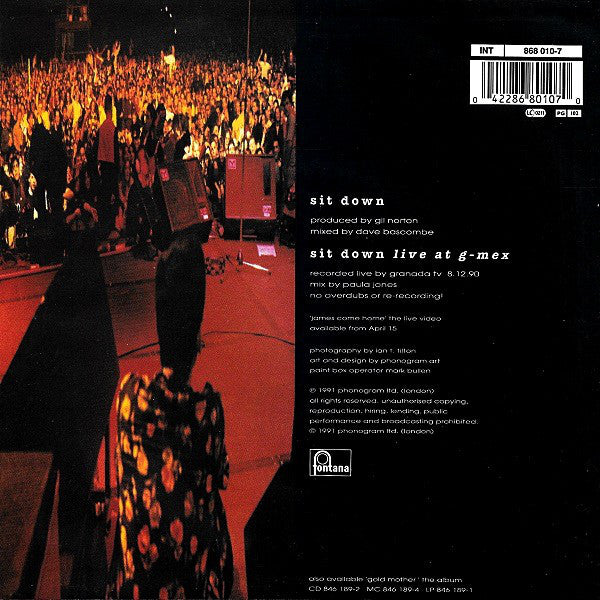 James : Sit Down (7", Single)