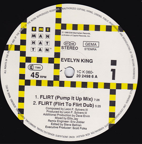 Evelyn King : Flirt (12", Maxi)