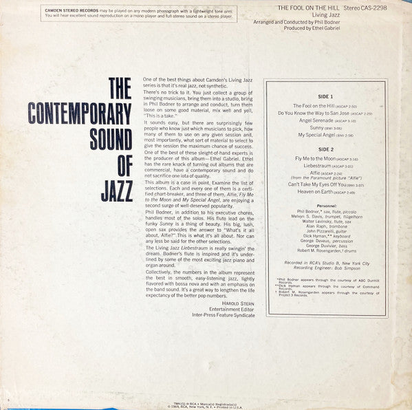 Living Jazz : The Fool On The Hill (LP, Album)