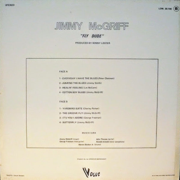Jimmy McGriff : Fly Dude (LP, Album)