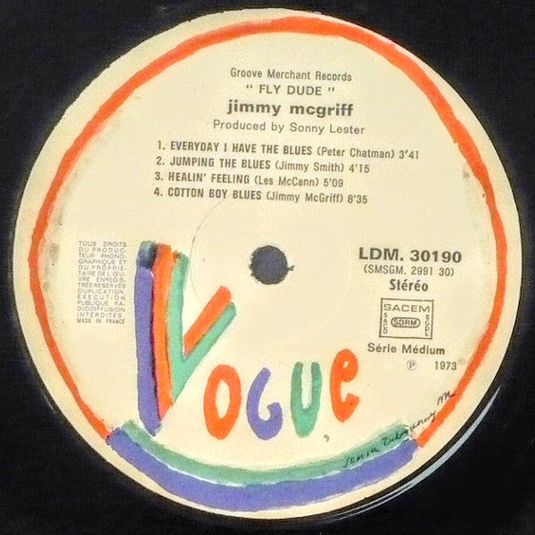 Jimmy McGriff : Fly Dude (LP, Album)