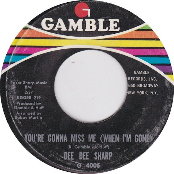 Dee Dee Sharp : The Bottle Or Me (7", Single)