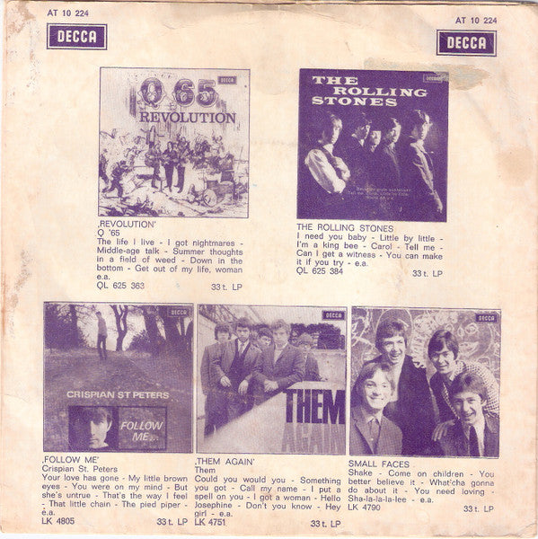 Q65 : I Despise You / Ann (7", Single, Mono)