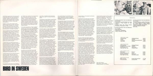 Charlie Parker And His Swedish All Stars : Bird In Sweden (2xLP, Album, Comp)