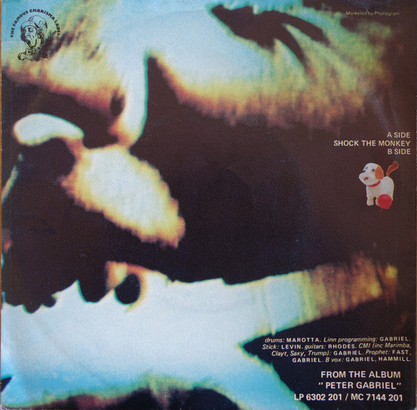 Peter Gabriel : Shock The Monkey (7", Single)