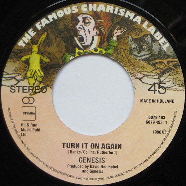 Genesis : Turn It On Again (7", Single)