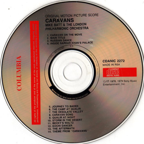 Mike Batt With The London Philharmonic Orchestra : Caravans (Original Motion Picture Score) (CD, Album)