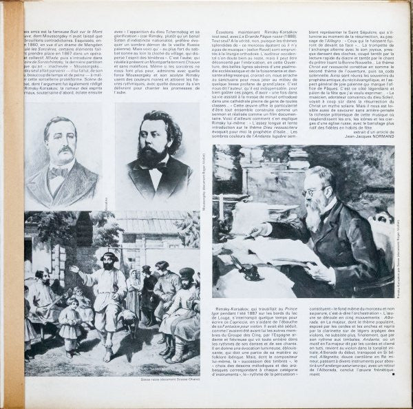 Alexander Borodin, Nikolai Rimsky-Korsakov, Modest Mussorgsky, Orchestre De Paris, Gennadi Rozhdestvensky : Un Concert Russe (LP, Album, Gat)