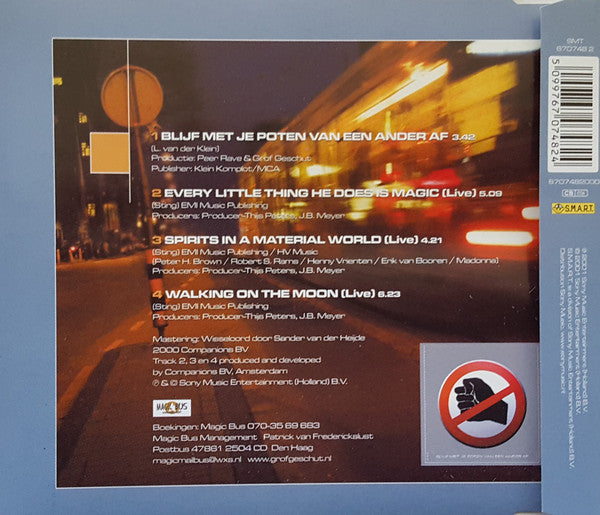 Grof Geschut : Blijf Met Je Poten Van Een Ander Af (CD, Single)