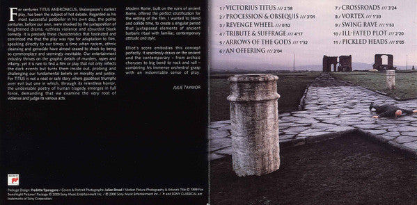 Elliot Goldenthal : Titus (Original Motion Picture Soundtrack) (CD, Album)