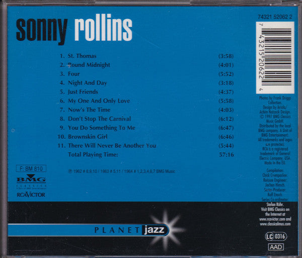 Sonny Rollins : Planet Jazz (CD, Comp)