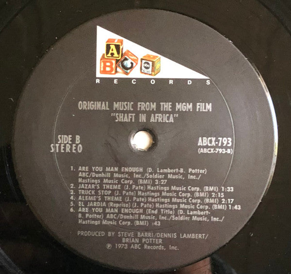 Johnny Pate : Shaft In Africa (LP, Album, Pit)