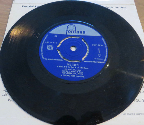 Les McCann : The Truth (7", Single, Mono)