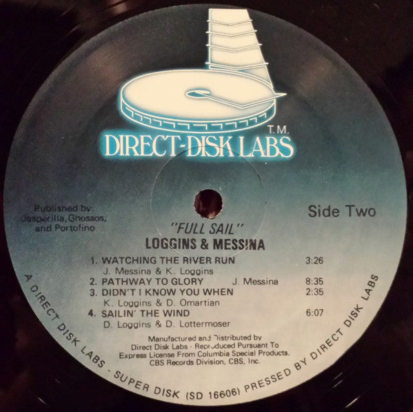 Loggins And Messina : Full Sail (LP, Album, RE, RM, DBX)