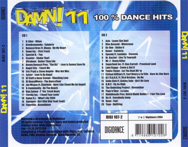 Various : Damn! 11 (2xCD, Comp)