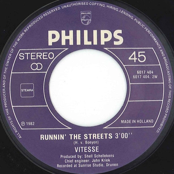 Vitesse (2) : Good Lookin' (7", Single)