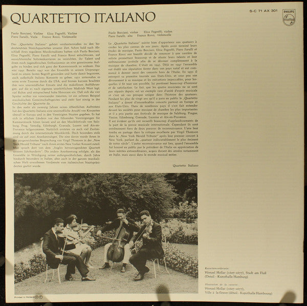 Wolfgang Amadeus Mozart, Quartetto Italiano : Sechs Streichquartette Joseph Haydn Gewidmet (3xLP + Box)