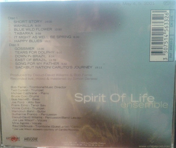 Spirit of Life Ensemble : Live Au Duc! (2xCD, Album)