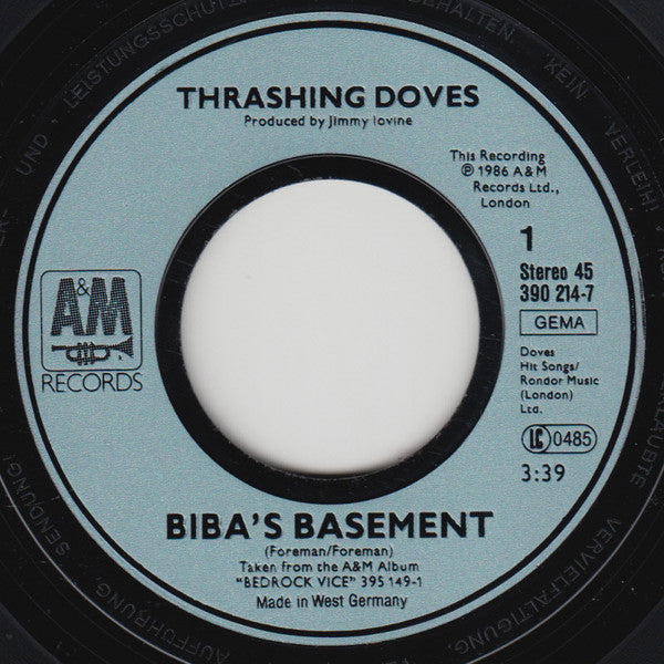 Thrashing Doves : Biba's Basement (7", Single)