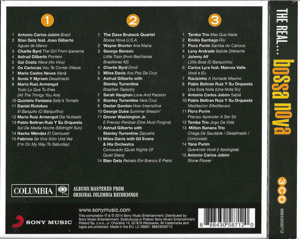 Various : The Real... Bossa Nova (The Ultimate Bossa Nova Collection) (3xCD, Comp)
